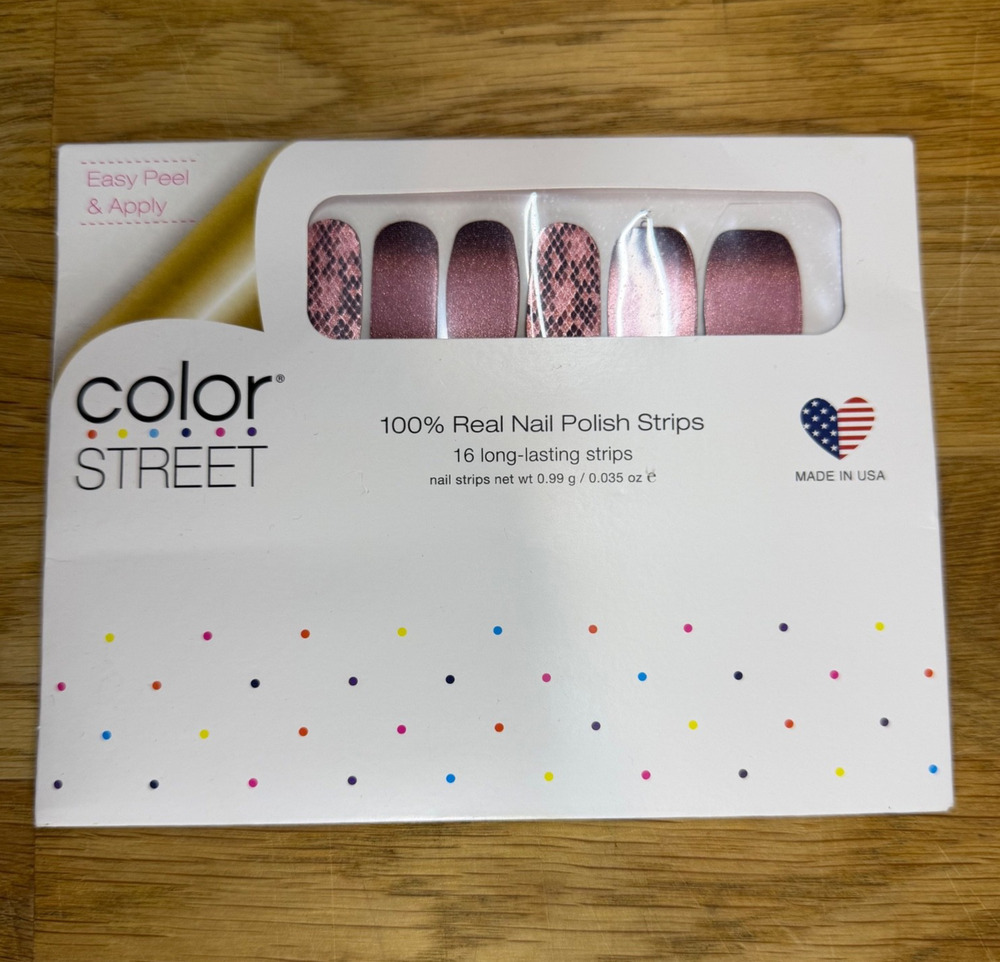 Color Street Nail Polish Strips Pick Your Poison NIP 16 Strips Retired